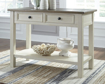 Ashley Bolanburg Two-tone Sofa/Console Table