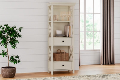 Ashley Bolanburg Antique White Display Cabinet