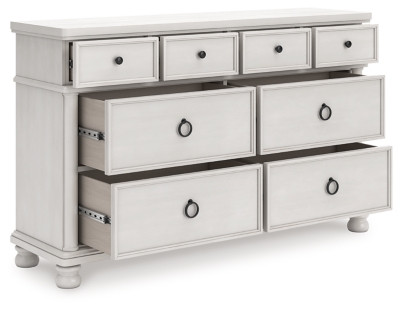 Ashley Chadworth Antique White Dresser