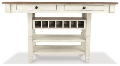 Ashley Bolanburg Two-tone 5-Piece Counter Height Dining Set with Table and 4 Barstools