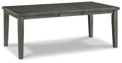 Ashley Hallanden Gray Dining Table and 6 Chairs