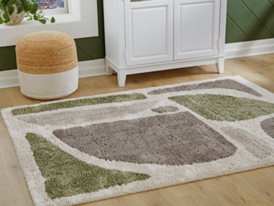 Ashley Anburgh Green Gray Ivory Large Rug