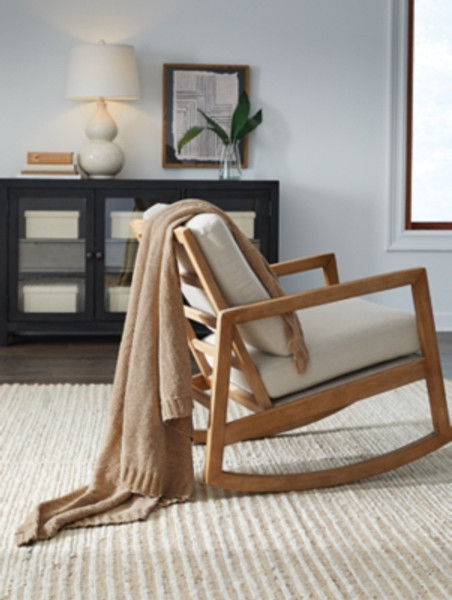 Ashley Anawood Gold Throw (Set of 3)