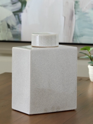 Ashley Haddworth Antique White Jar