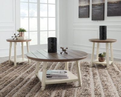 Ashley Bolanbrook Two-tone Table (Set of 3)
