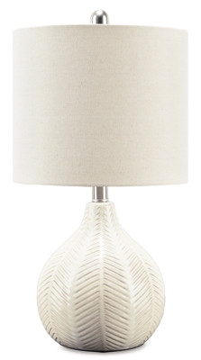 Ashley Rainermen Off White 2-Piece Table Lamp Set