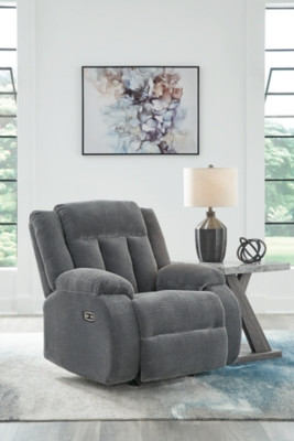 Ashley Greely Bend Steel Power Recliner