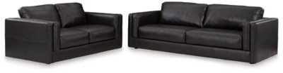 Ashley Amiata Onyx Sofa and Loveseat