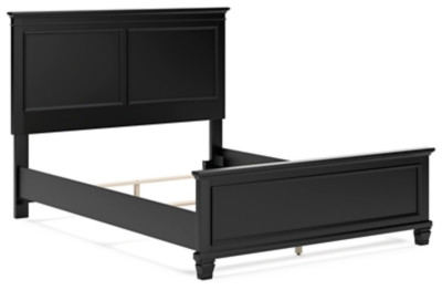 Ashley Lanolee Black Queen Panel Bed
