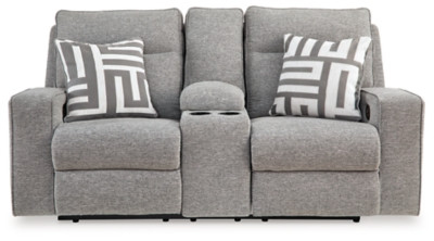 Ashley Biscoe Pewter Sofa, Loveseat and Recliner