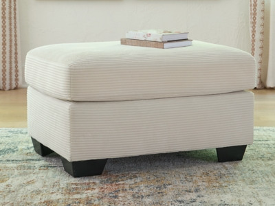 Ashley Amesley Ivory Ottoman