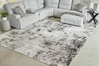 Ashley Langwell Black Gray White 10' x 14' Rug