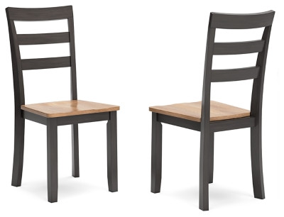 Ashley Gesthaven Natural Blue Dining Chair (Set of 2)