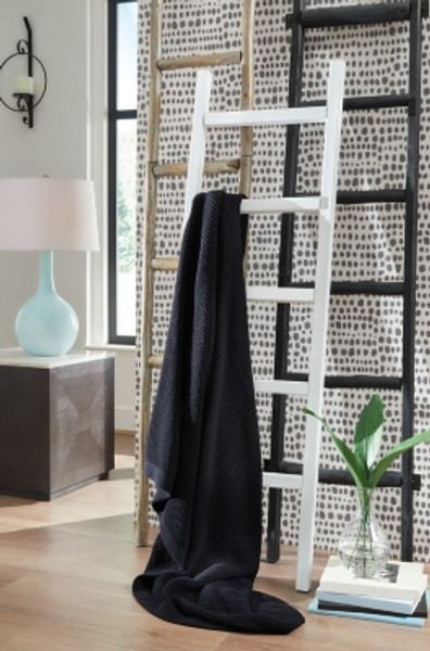 Ashley Gayelery Black Throw (Set of 3)