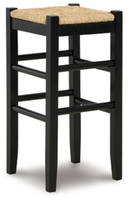 Ashley Mirimyn Black Bar Height Bar Stool (Set of 2)