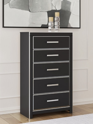 Ashley Birmonton Black Chest of Drawers
