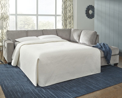 Ashley Altari Alloy 2-Piece Sleeper Sectional with Chaise