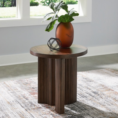 Ashley Korestone Dark Brown End Table T689-6