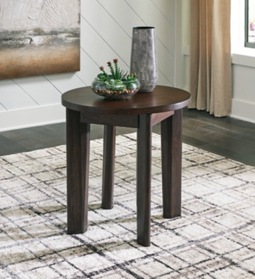 Ashley Korestone 2 Dark Brown End Table