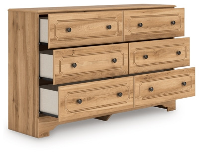Ashley Galletyn Warm Brown Dresser