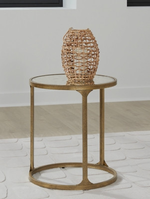 Ashley Korajane Antique Gold End Table
