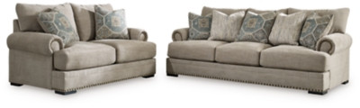Benchcraft Galemore Quarry Sofa and Loveseat