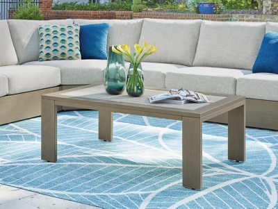 Ashley Kimpton Isle Brown Outdoor Coffee Table