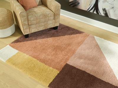 Ashley Gailmore Cream Pink Ocher 8' x 10' Rug