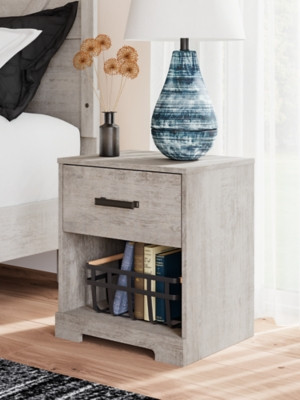 Ashley Shawburn Gray Nightstand