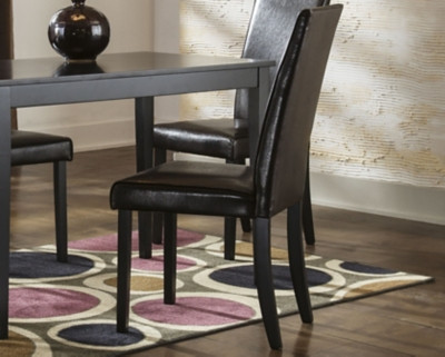 Ashley Kimonte Dark Brown Dining Chair (Set of 2)