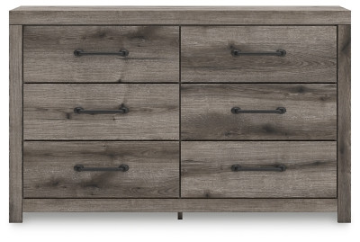 Ashley Urbanoore Brown Gray Full Panel Bed with Storage, Dresser and Nightstand