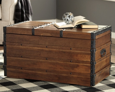 Ashley Kettleby Brown Storage Trunk