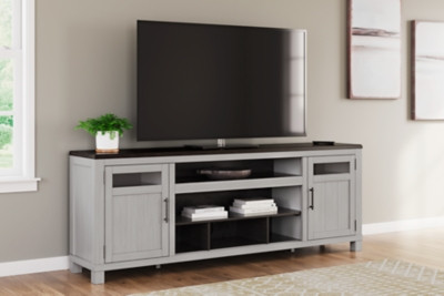 Ashley Darborn Gray Brown 88" TV Stand