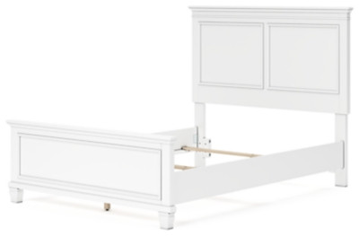 Ashley Fortman White Full Panel Bed