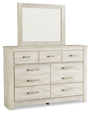 Ashley Bellaby Whitewash Dresser and Mirror