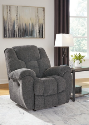 Ashley Foreside Charcoal Recliner