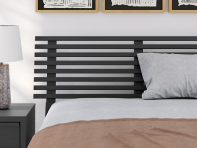 Ashley Danziar Black Full Slat Headboard