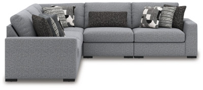 Benchcraft Bealton Salt and Pepper 5-Piece Sectional