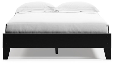 Finch Black Queen Platform Bed with Dresser, Chest and 2 Nightstands
