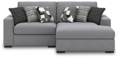 Benchcraft Bealton Salt and Pepper 2-Piece Sectional with Chaise