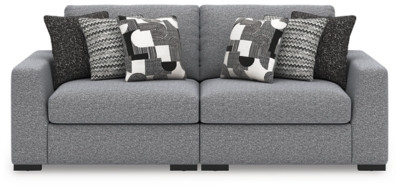 Benchcraft Bealton Salt and Pepper 2-Piece Sectional