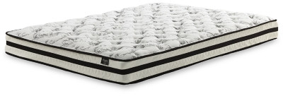 Ashley 8 Inch Chime Innerspring Full Mattress with Better than a Boxspring Foundation