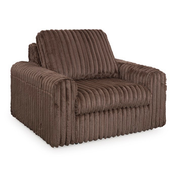 Ashley Chalmers Chocolate Power Gliding Chaise