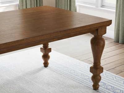 Ashley Chadworth Brown Dining Table and 6 Chairs D824/25/09(6)