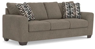 Benchcraft Triston-Peaks Suede Sofa
