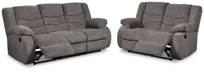 Ashley Tulen Gray Sofa and Loveseat