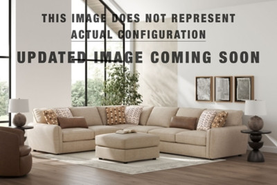 Benchcraft Seyler Sand 3-Piece Sectional with Ottoman