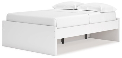 Ashley Onita White Full Platform Bed with 1 Side Storage