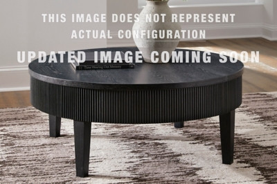Ashley Marstream Black Coffee Table with 2 End Tables
