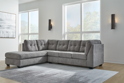 Ashley Marleton Gray 2-Piece Sectional with Chaise